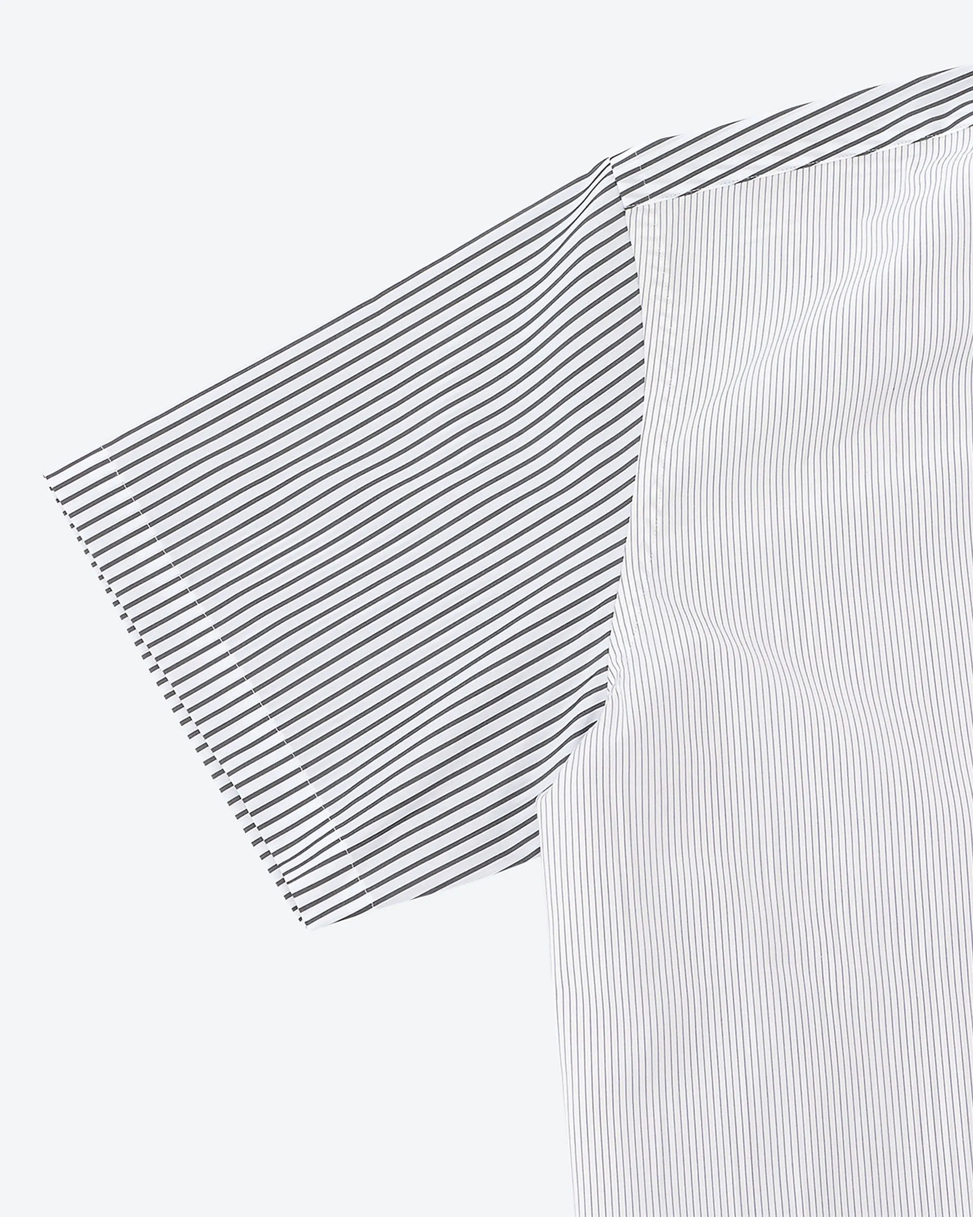 Contrast Stripe Short Sleeve Shirt - Multi