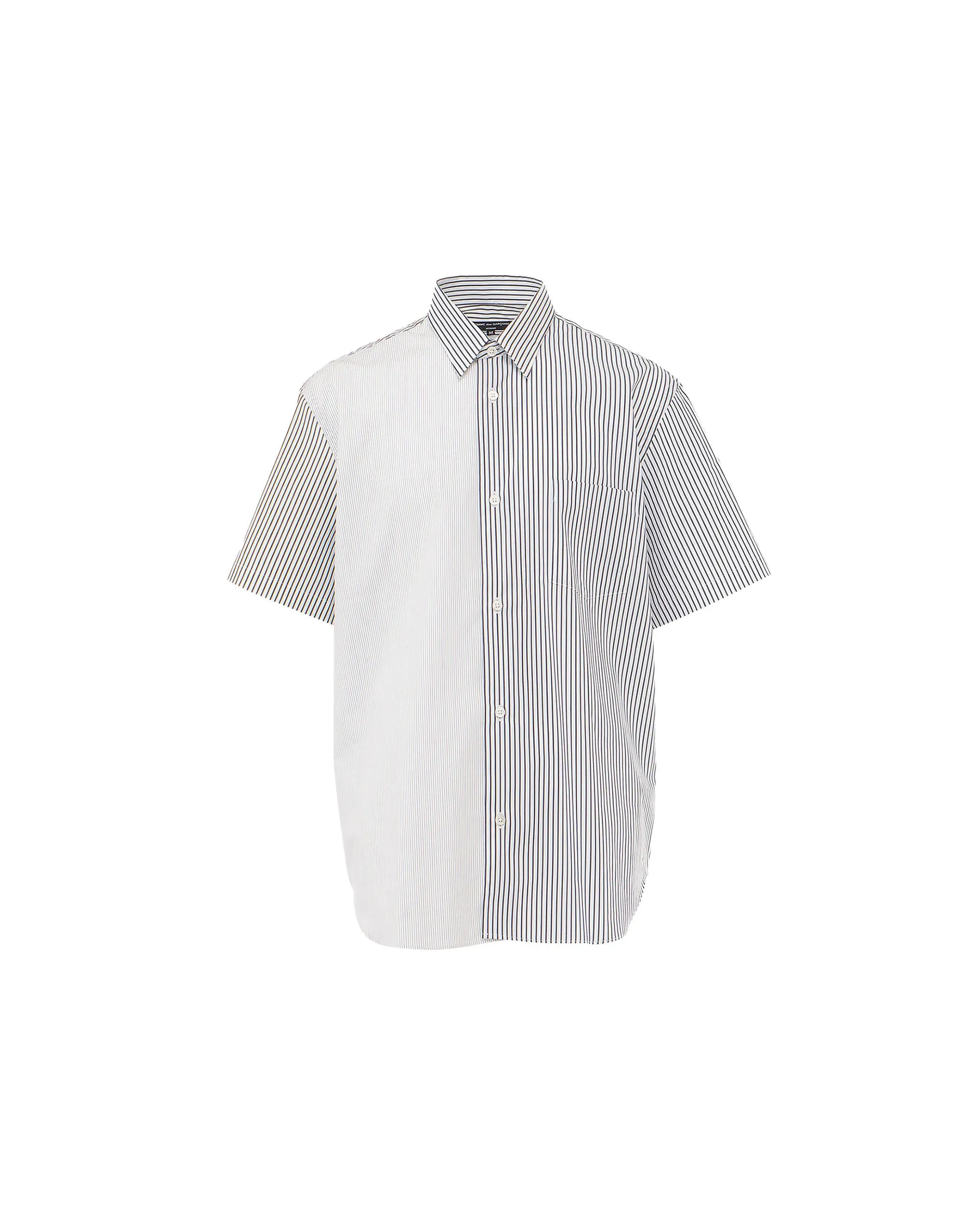 Contrast Stripe Short Sleeve Shirt - Multi