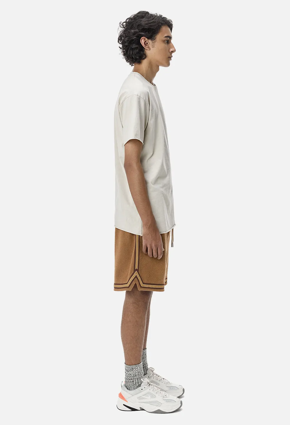 Corduroy Basketball Shorts / Gold