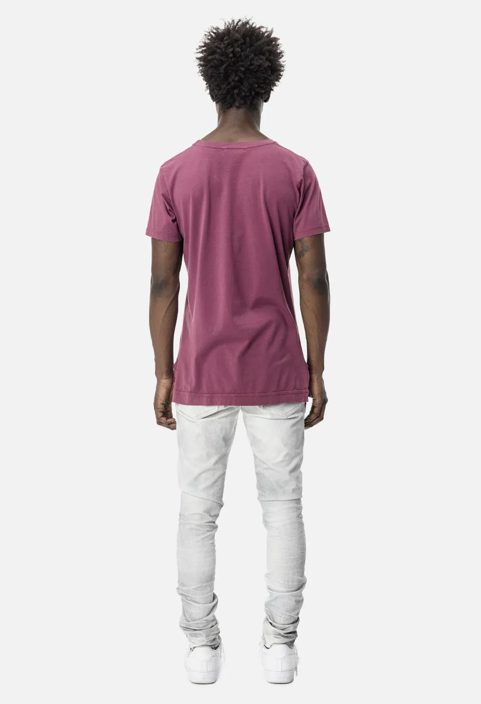 Cotton Mercer Tee / Mauve