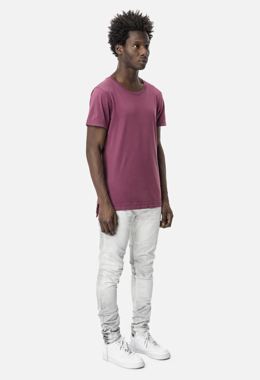 Cotton Mercer Tee / Mauve