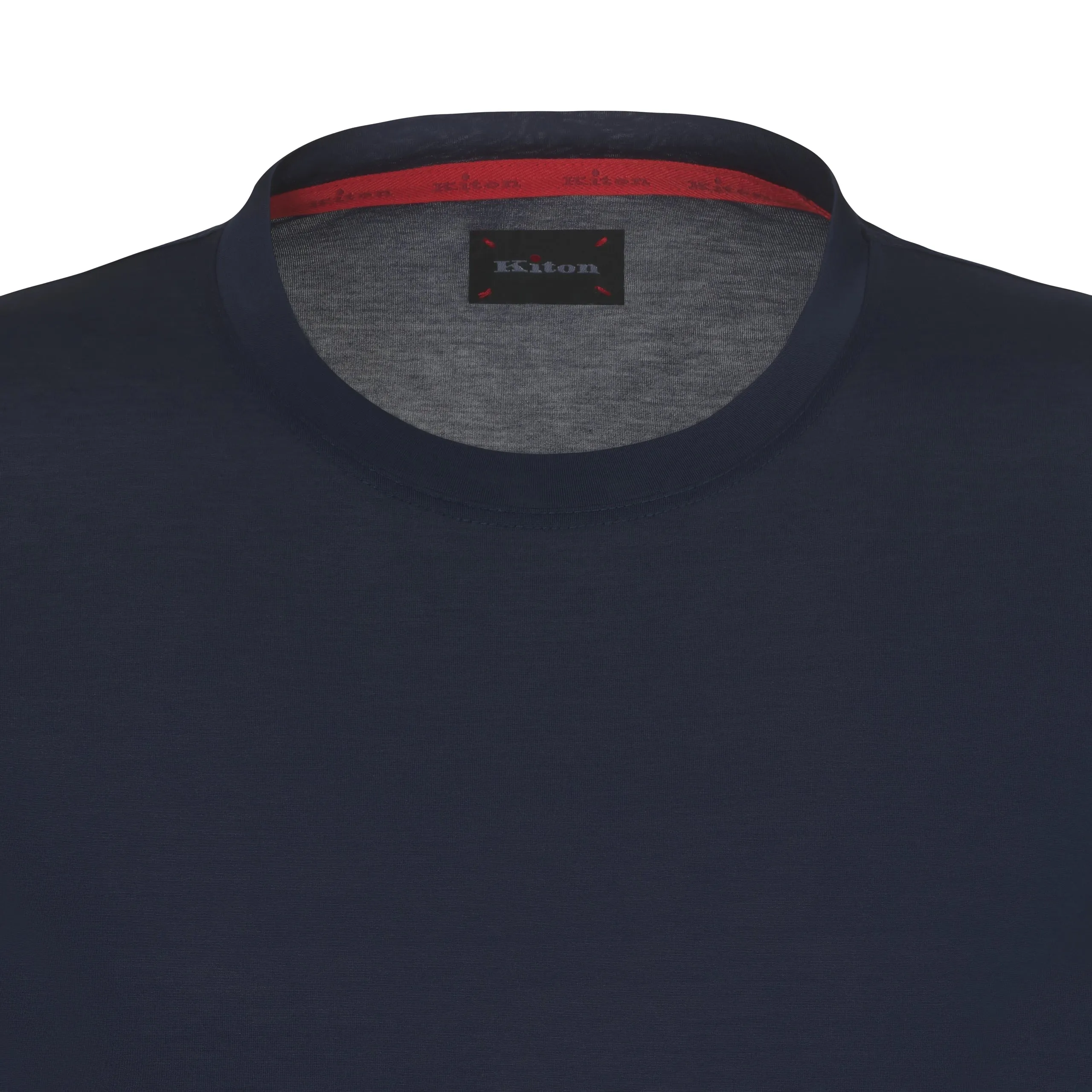 Cotton T-Shirt in Dark Blue