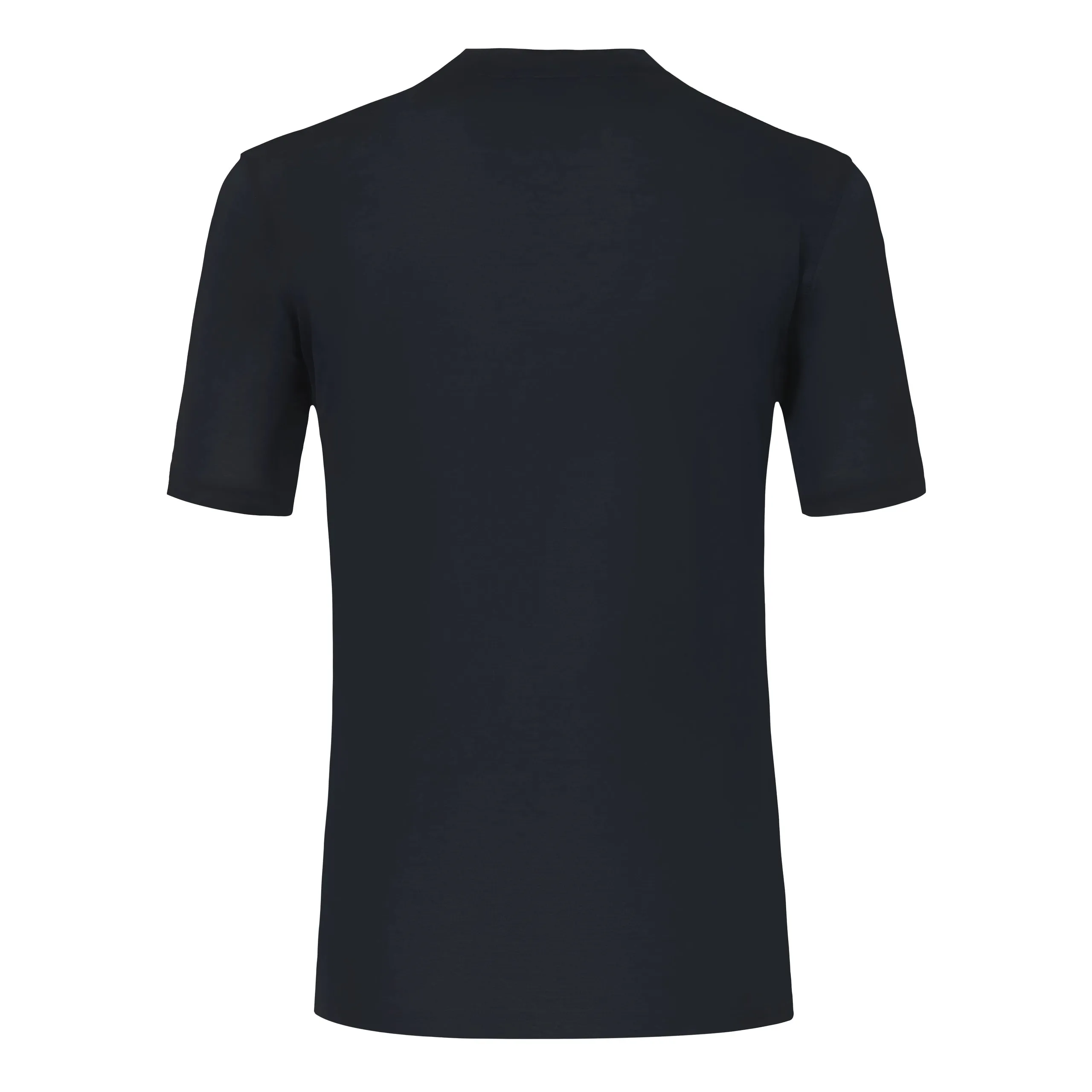 Cotton T-Shirt in Navy Blue