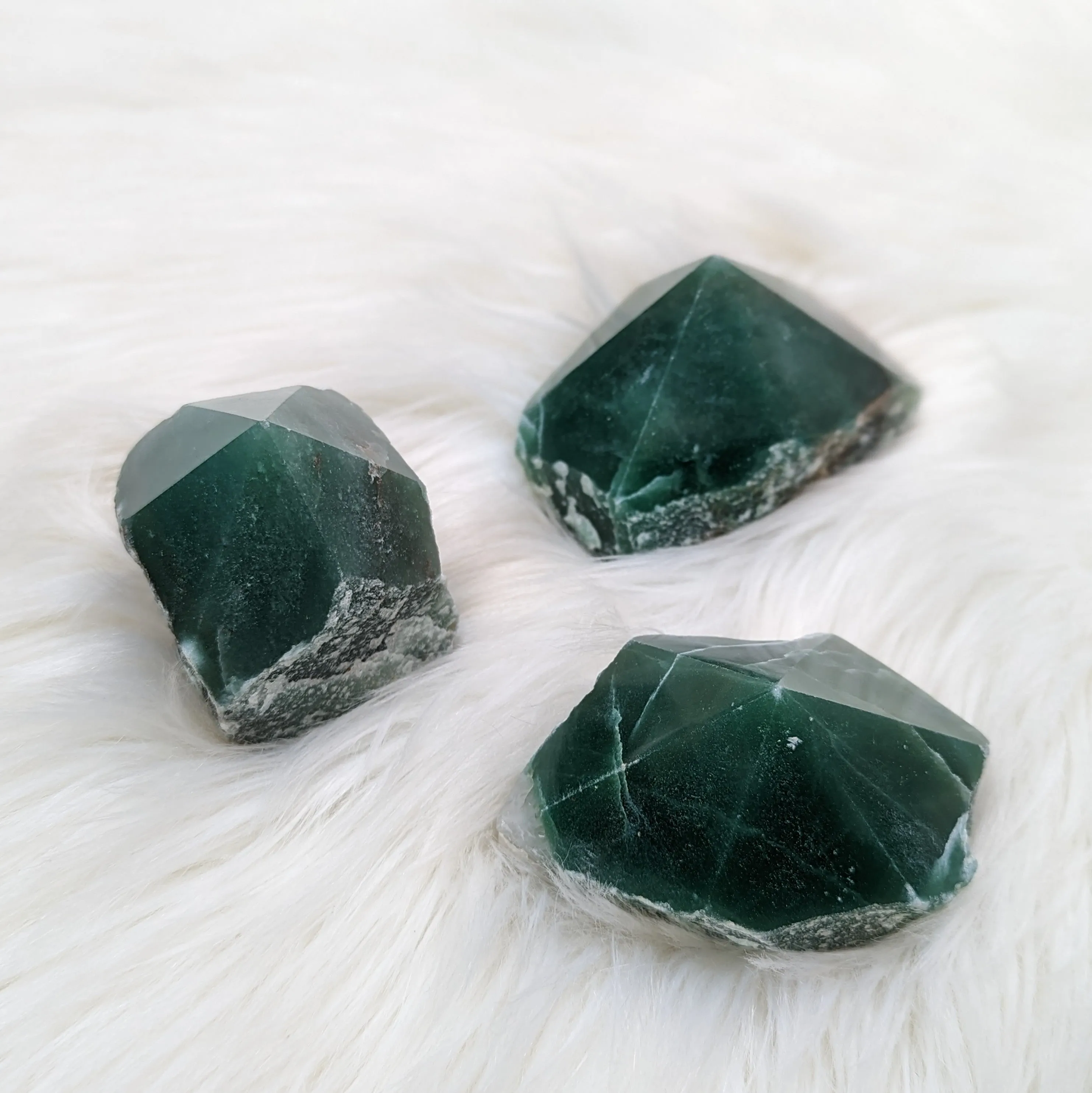 Dark Green Aventurine Polished Generator Point #1