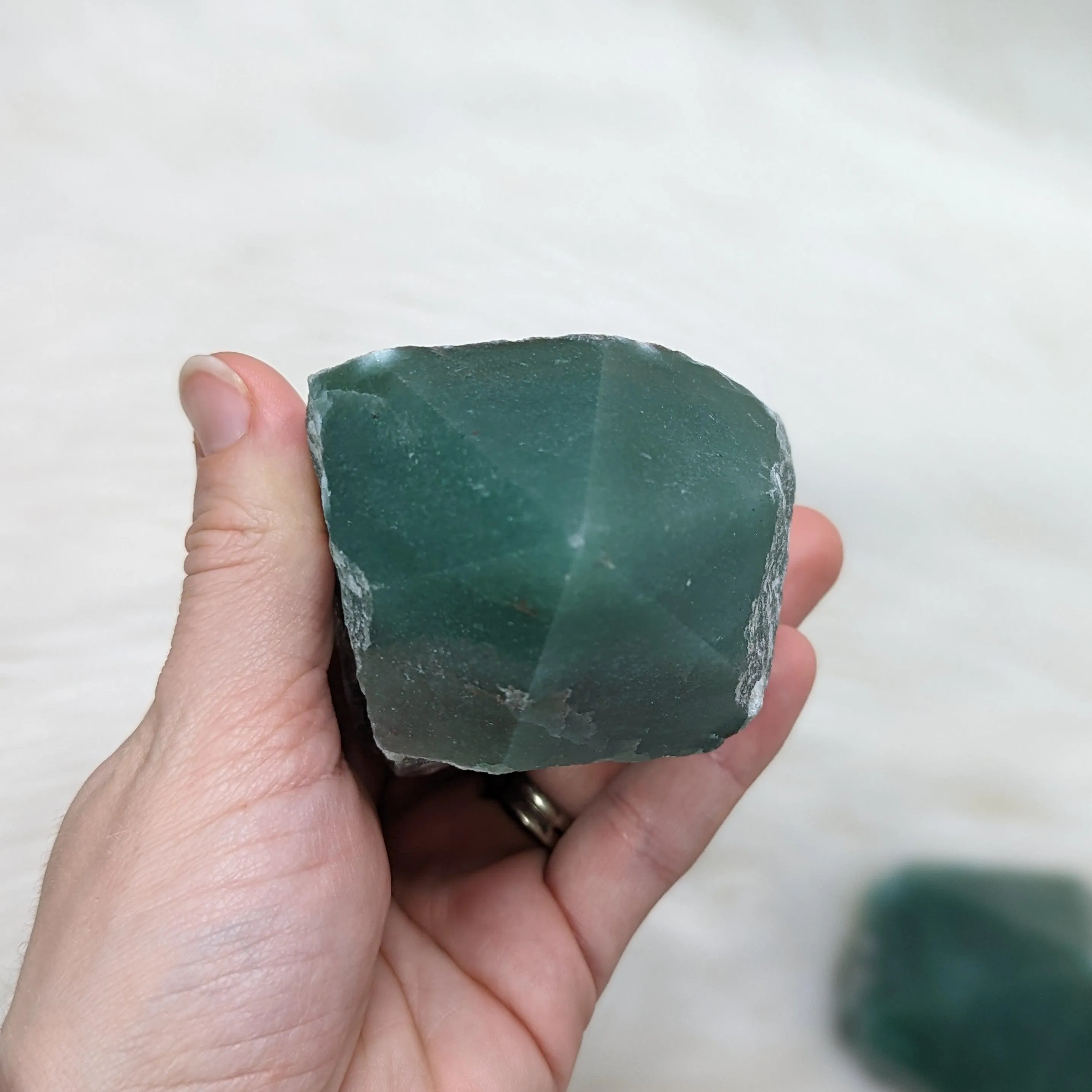 Dark Green Aventurine Polished Generator Point #3