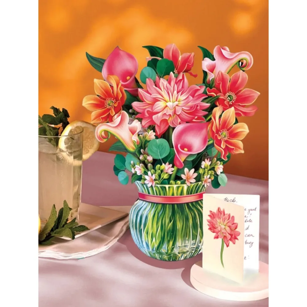 Dear Dahlia Pop-Up Greeting Card