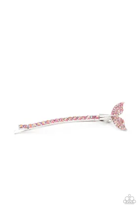 Deep Dive Pink Mermaid Tail Hair Pin - Paparazzi Accessories