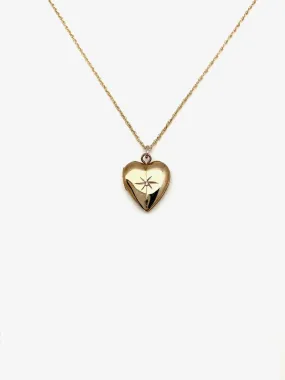 Diamond Heart Locket