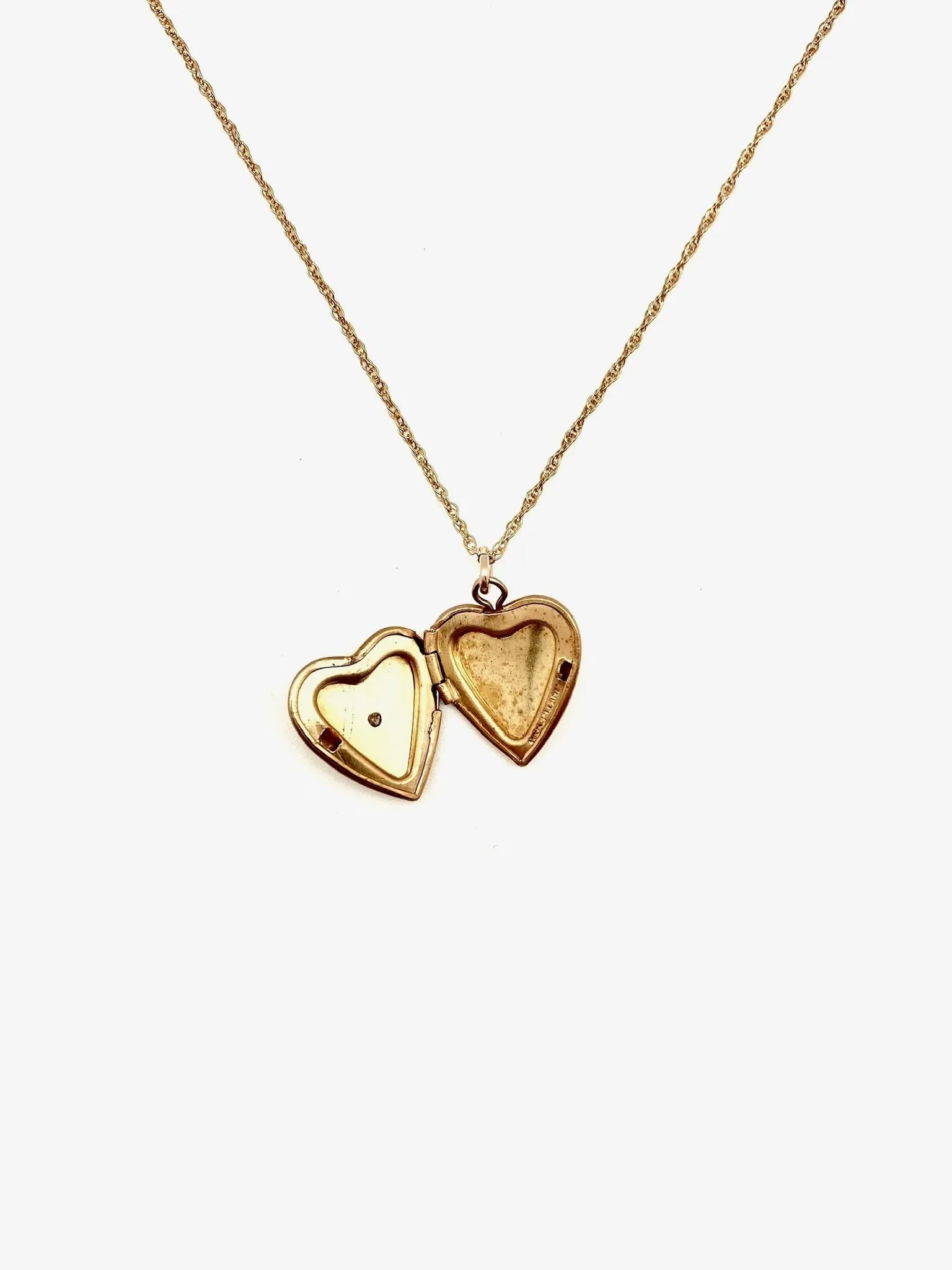 Diamond Heart Locket