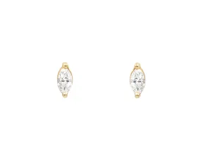 Diamond Marquise Studs (Ready to Ship)