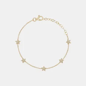 Diamond Star by the Yard Bracelet