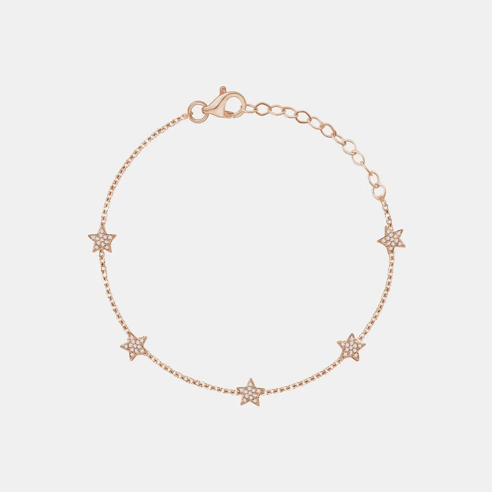 Diamond Star by the Yard Bracelet