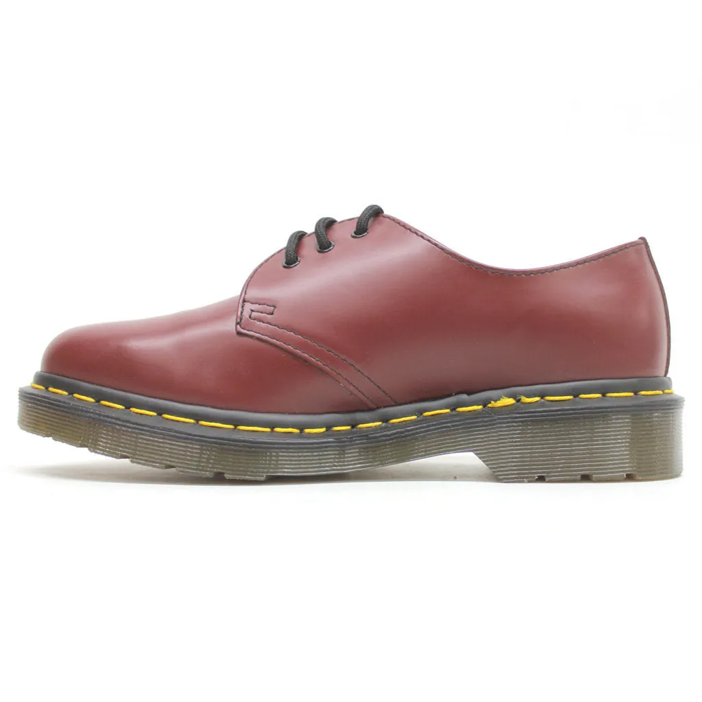 Dr Martens 1461 3-Eye Smooth Cherry Red Rouge Unisex Shoes - UK 5