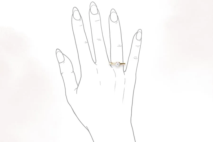 Duette Lab Diamond Ring