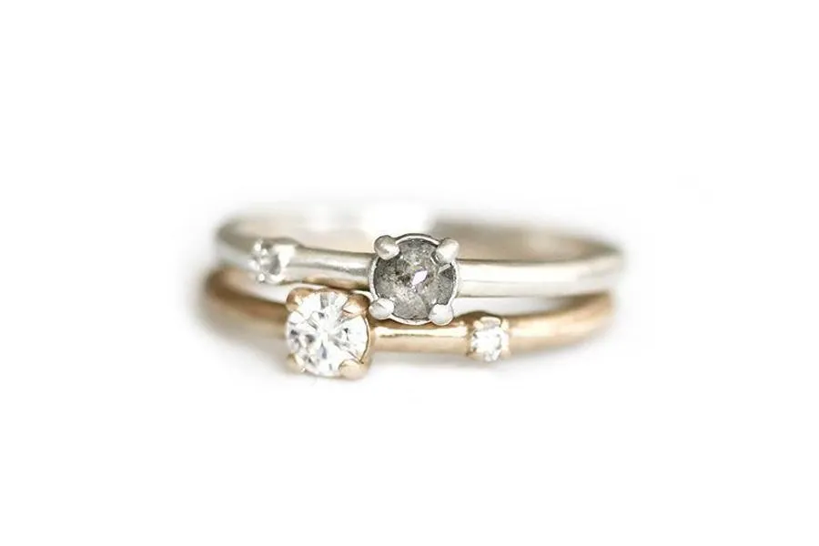 Duette Lab Diamond Ring