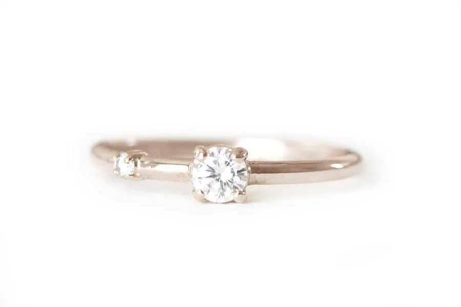 Duette Lab Diamond Ring