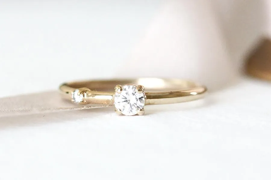 Duette Lab Diamond Ring