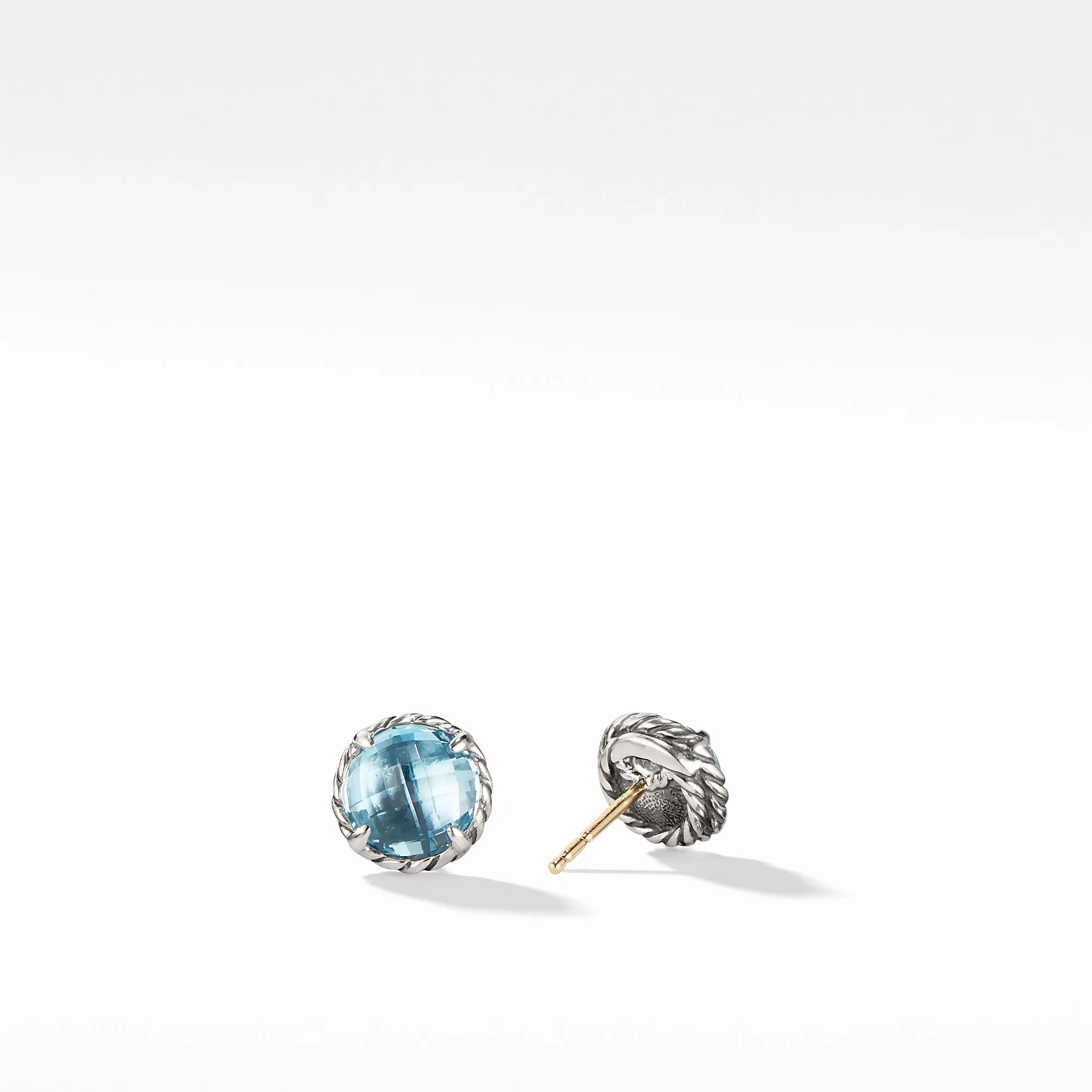 Earrings with Blue Topaz