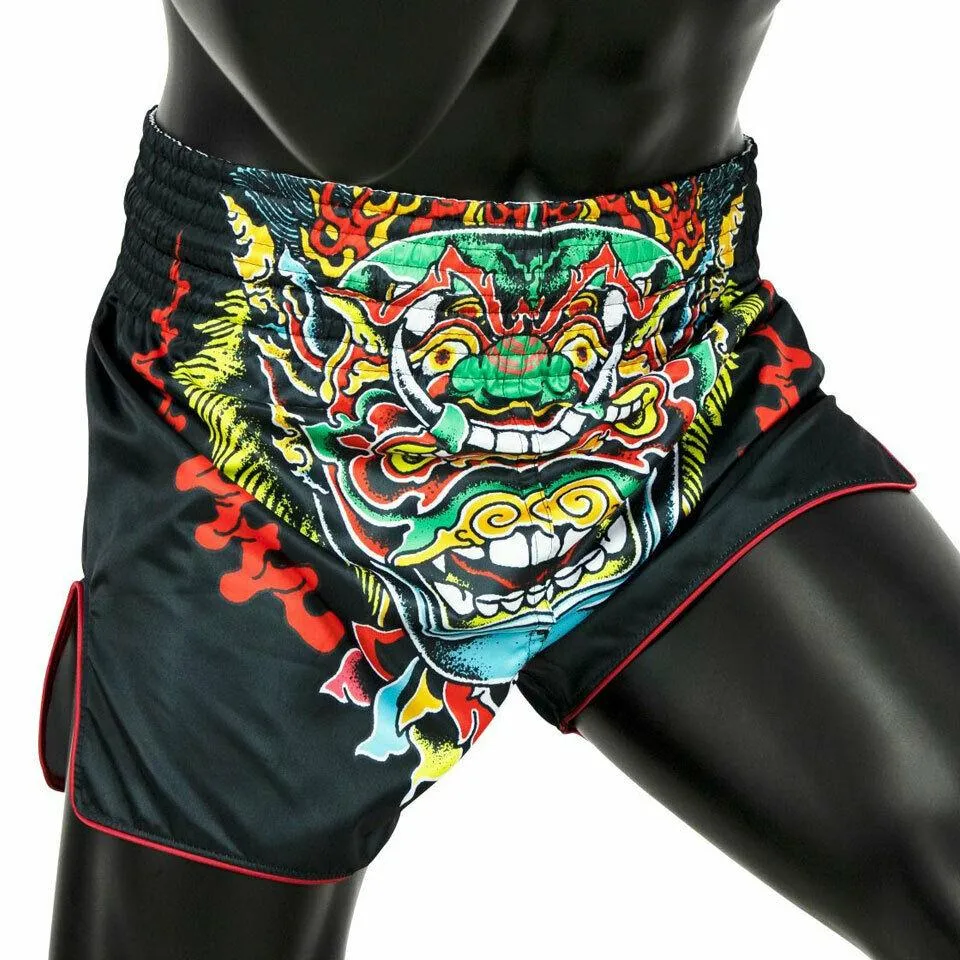 Fairtex Muay Thai Shorts Mens Kabuki Handmade Black