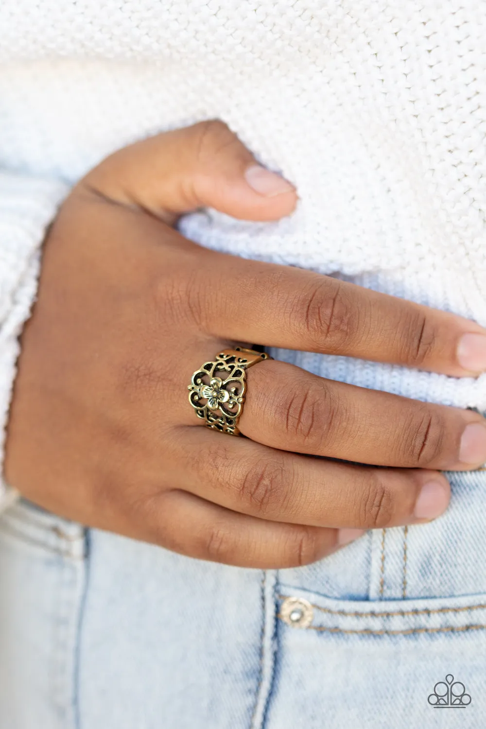 Fanciful Flower Gardens - Brass Ring