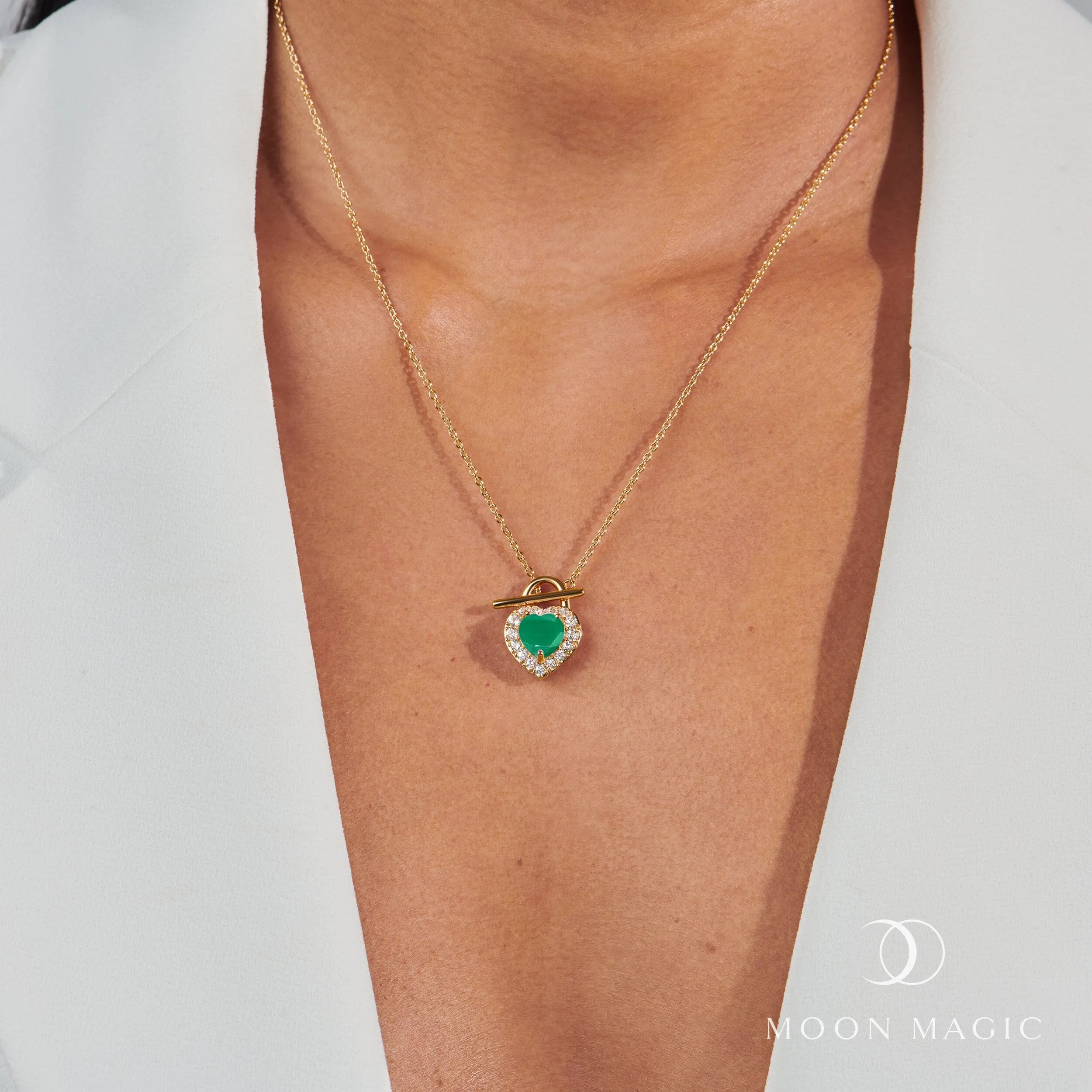 Green Onyx Necklace - My Match T-Lock