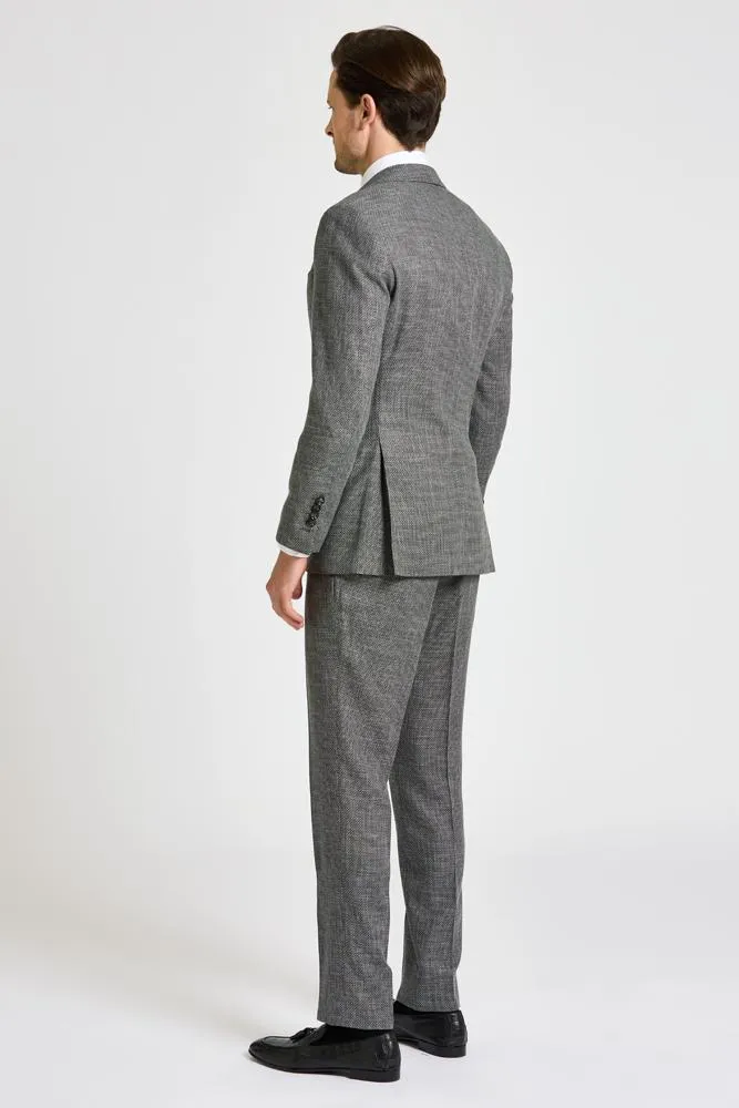 Greyson Suit - Grey Black Circle