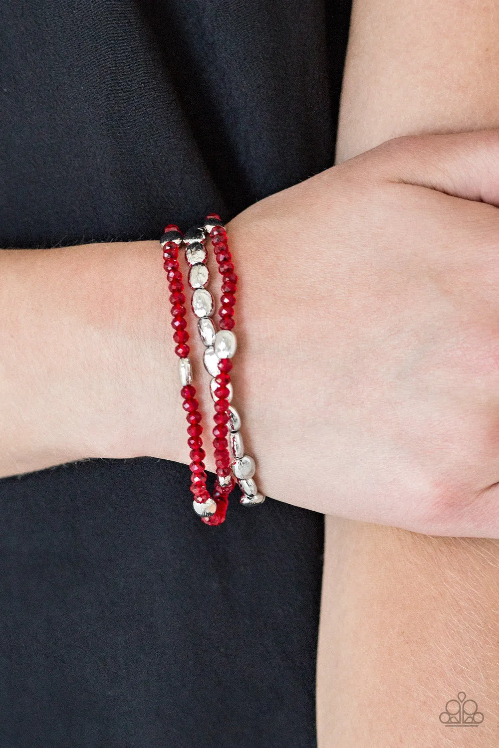 Hello Beautiful - Red Bracelet