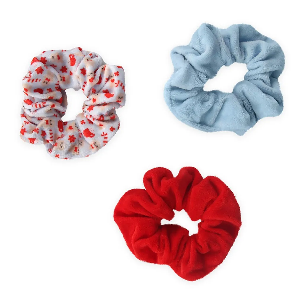 Iscream Gingerbread Sweethearts Ornament Scrunchie Set