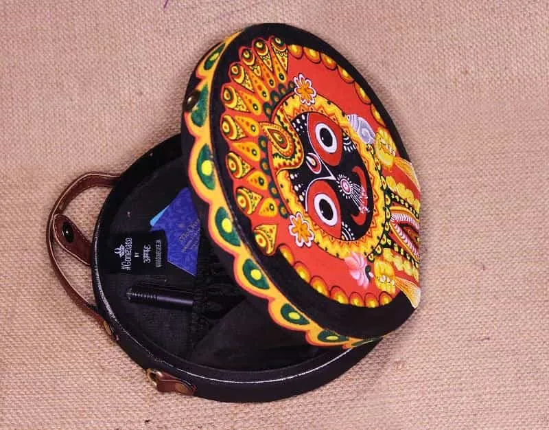 Jagganath Hand-Painted women Crossbody Sling Bag