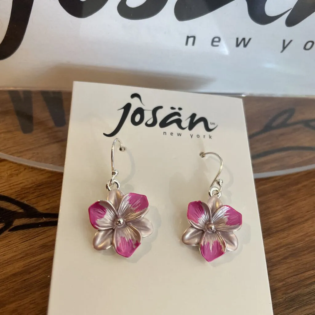 Josan SSW Plumeria Flower Earrings