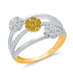 Kallati Eternal Diamond Ring in 14K Two-Tone Gold