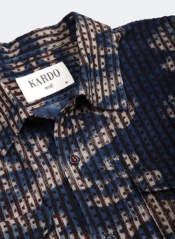 Kardo Martand Wave Block Printed Shirt