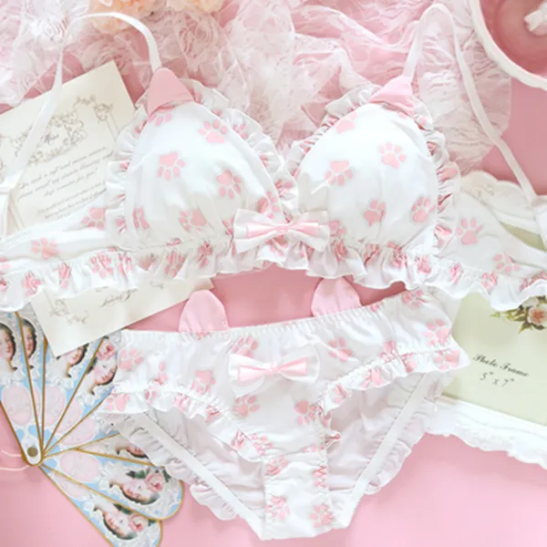 Kawaii Cat's Ear Lingeries Set AD210061