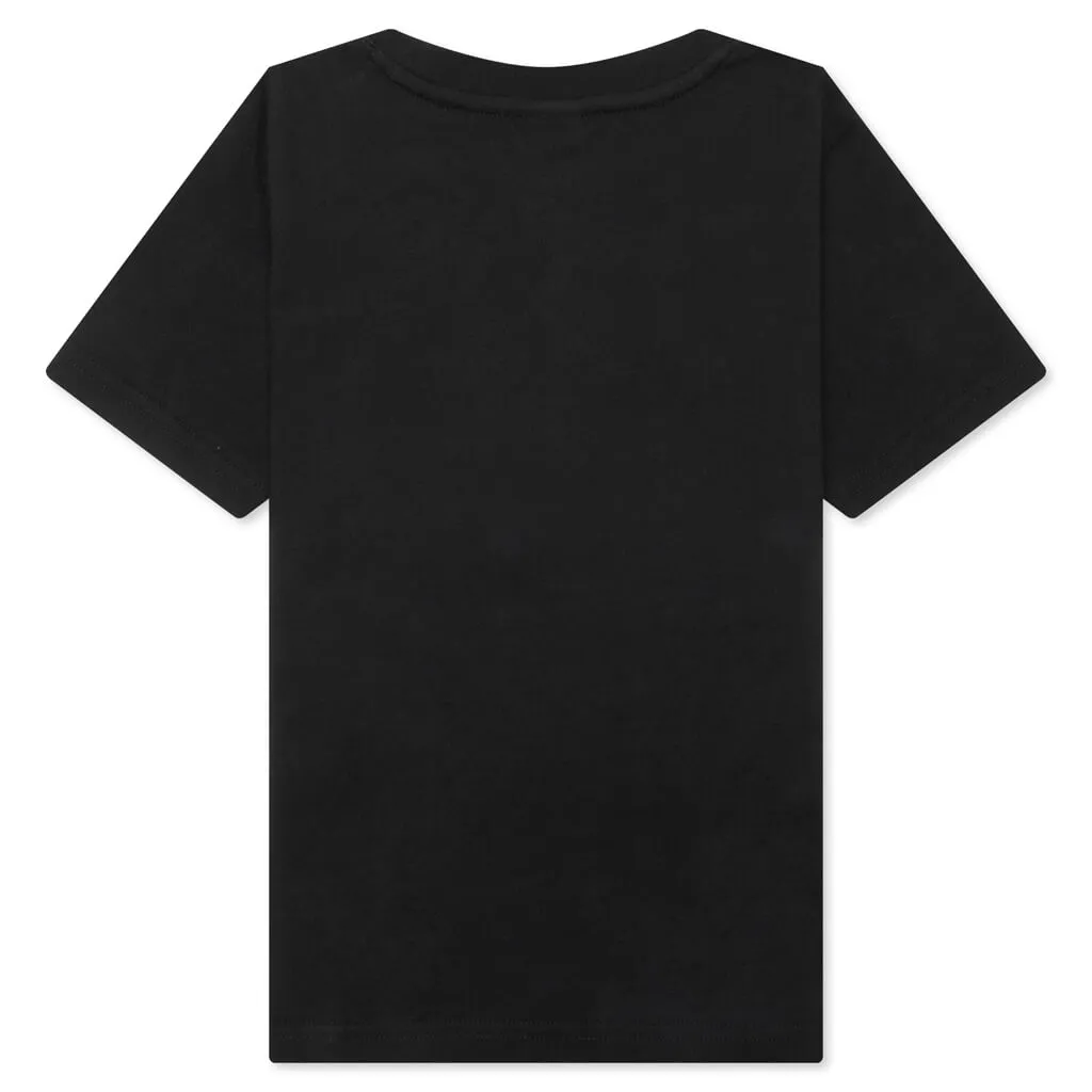 Kid's Puzzled Dog S/S Tee - Black