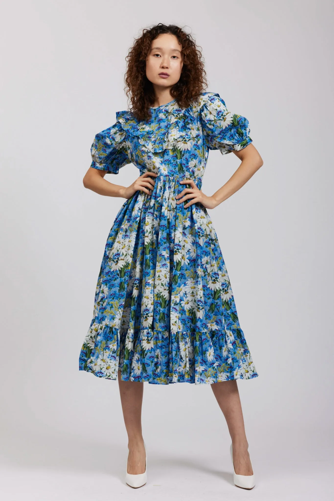 Laura Ashley x Batsheva May Dress in Mirfield