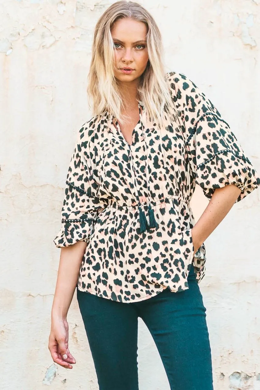 Leopard Top - Multicoloured