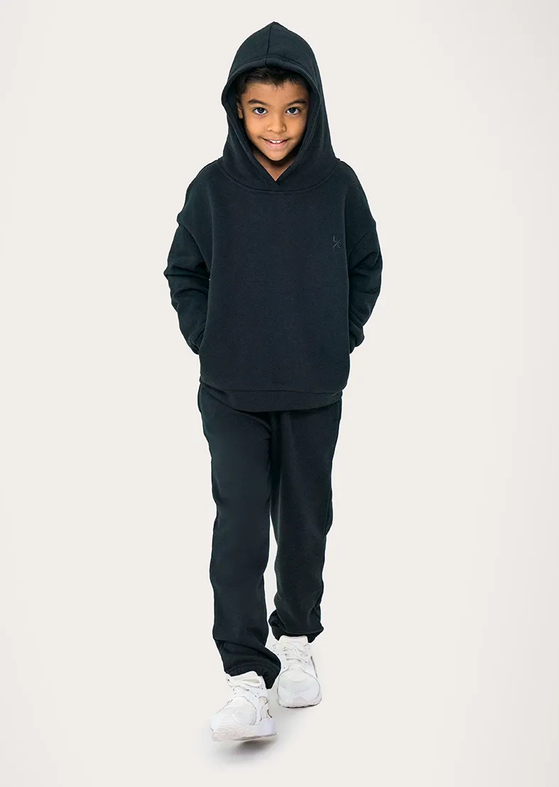 Life Lounge Mini Oversized Hoodie Black