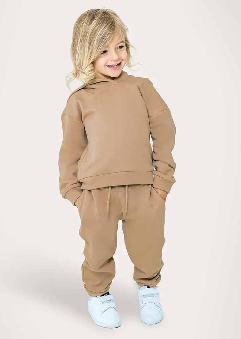 Life Lounge Mini Oversized Hoodie Caramel