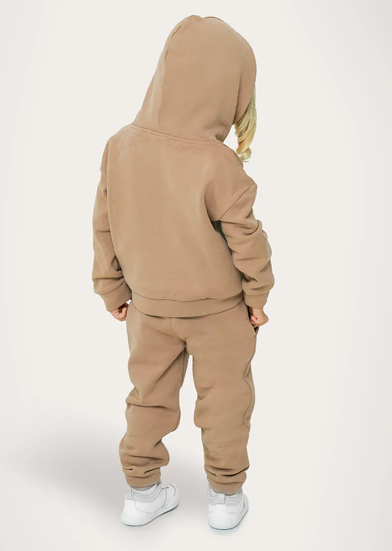 Life Lounge Mini Oversized Hoodie Caramel