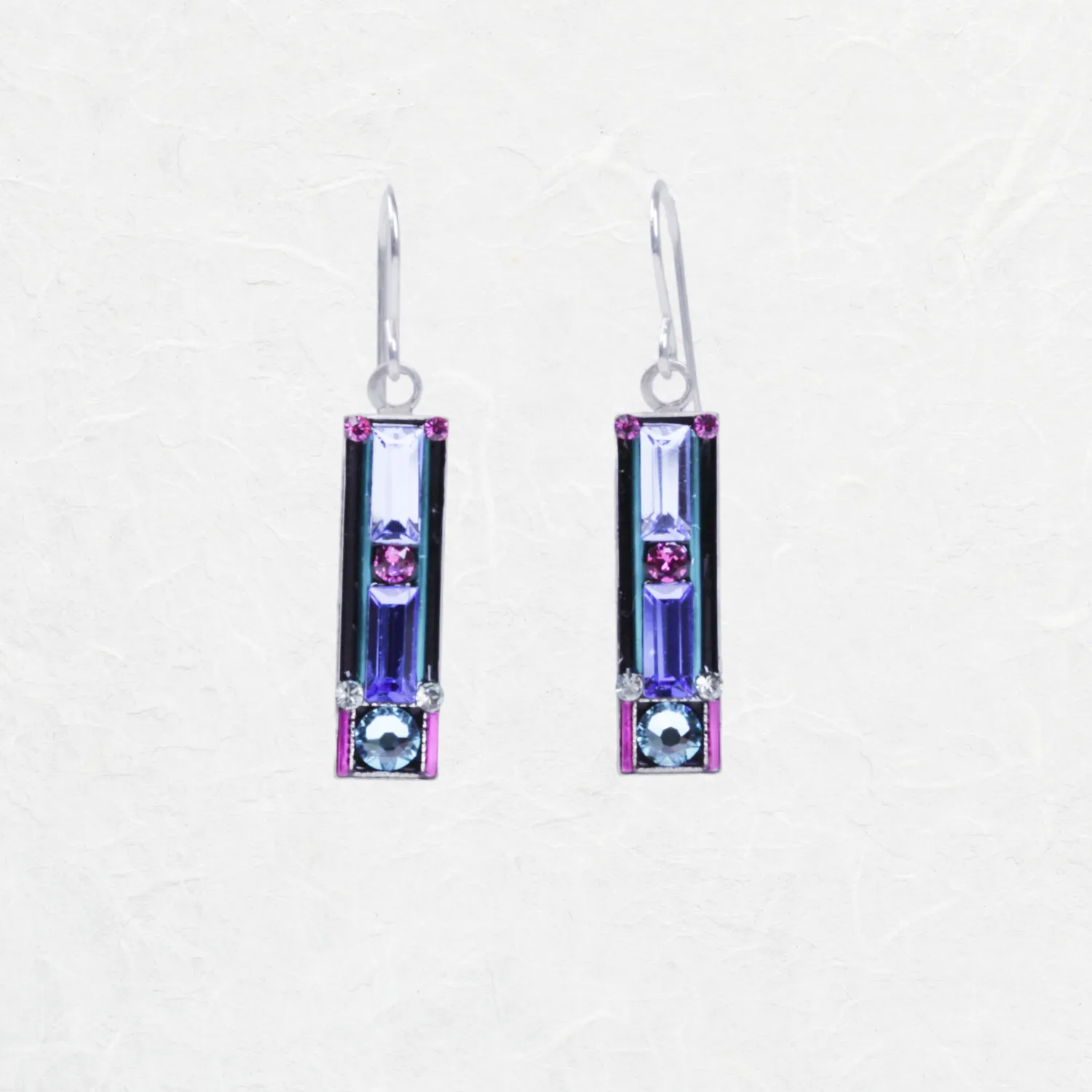 Light Turquoise Architectural Earrings