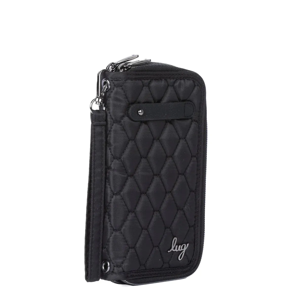 LUG Super Tram Zip RFID Wallet in Midnight Black