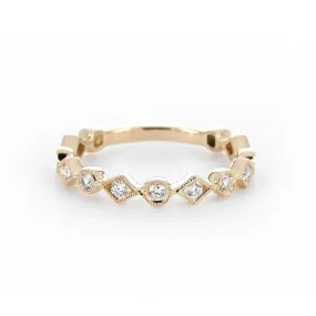 MARS | 0.34ctw Diamond Band - Yellow Gold