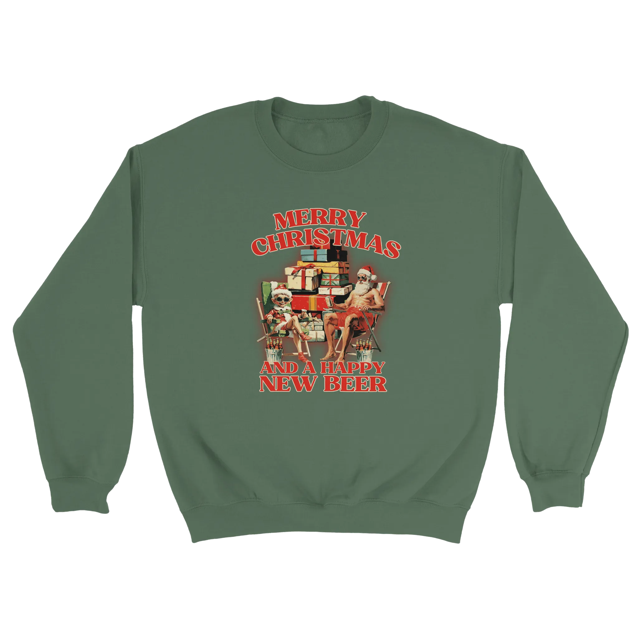 Merry Christmas and a Happy New Beer - Sweatshirt