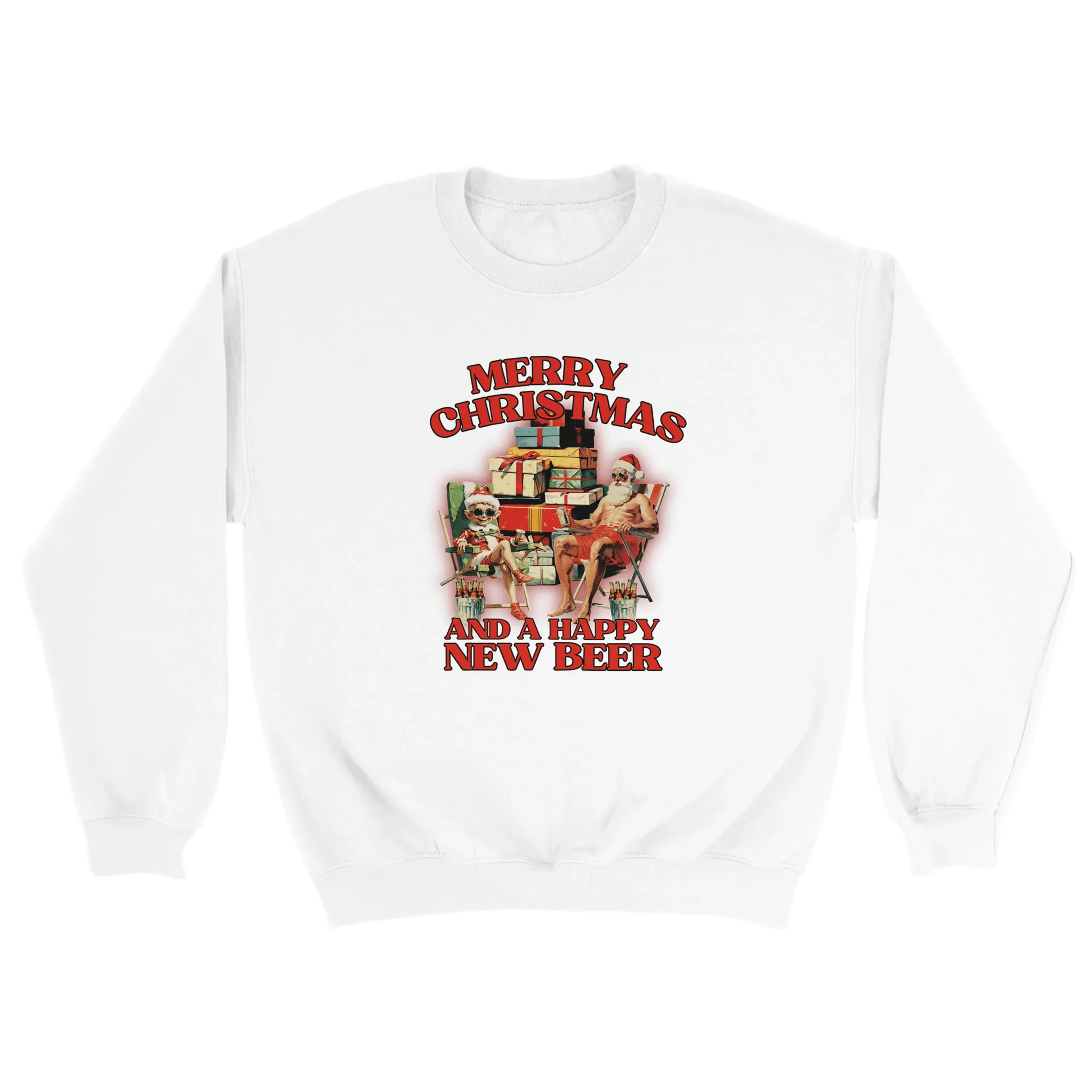 Merry Christmas and a Happy New Beer - Sweatshirt