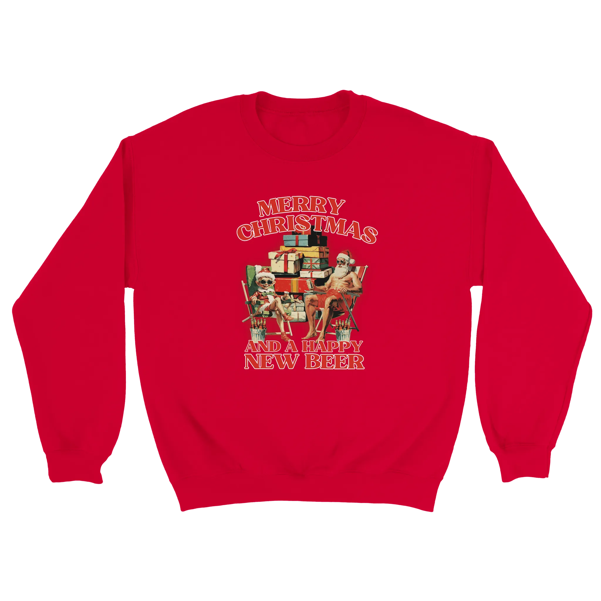 Merry Christmas and a Happy New Beer - Sweatshirt