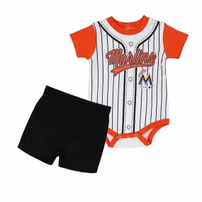 MLB - Kids' (Infant) Miami Marlins Creeper Set (KW32FB8 15)