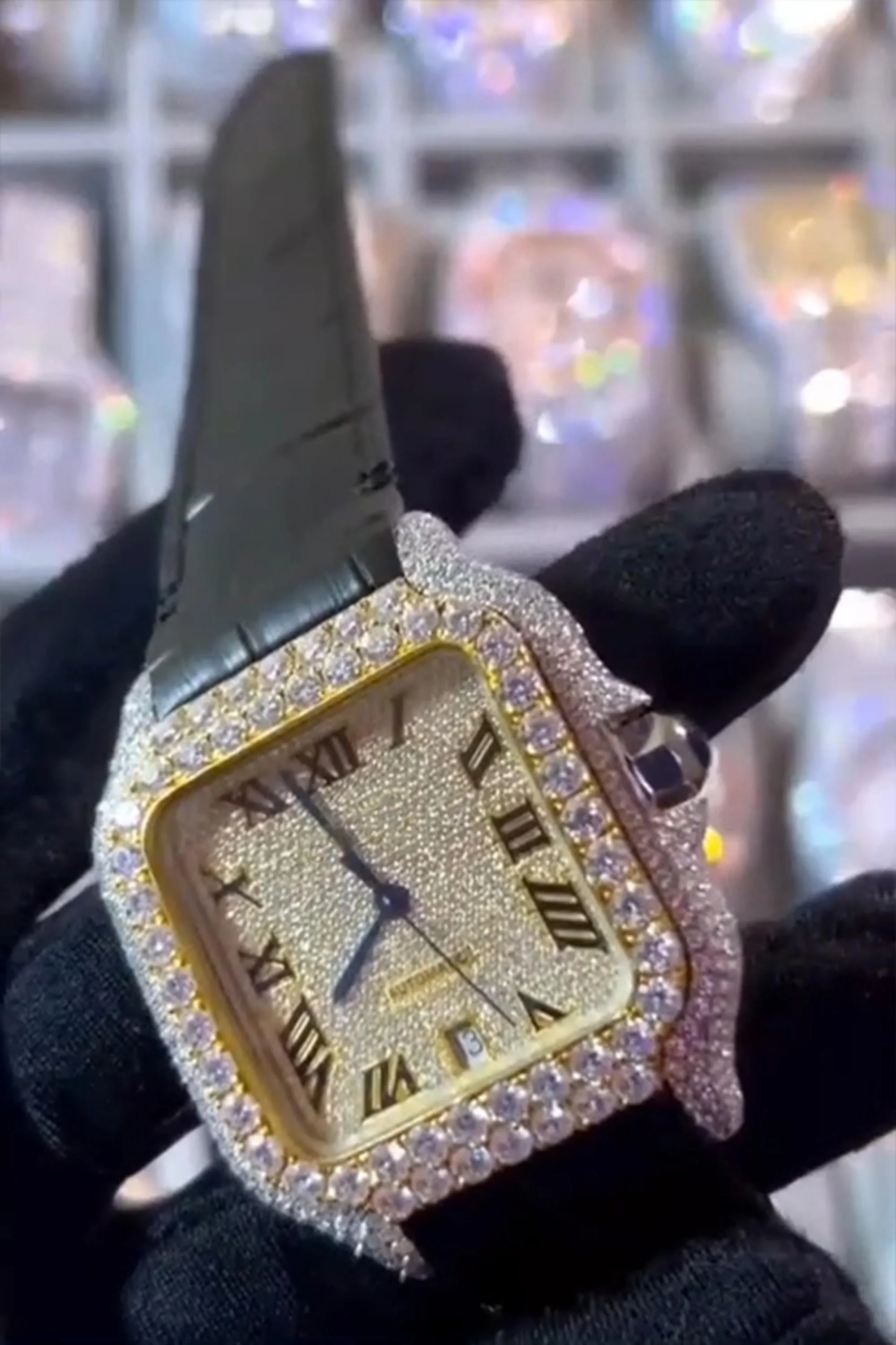 Moissanite watch | diamond watch(W-20)