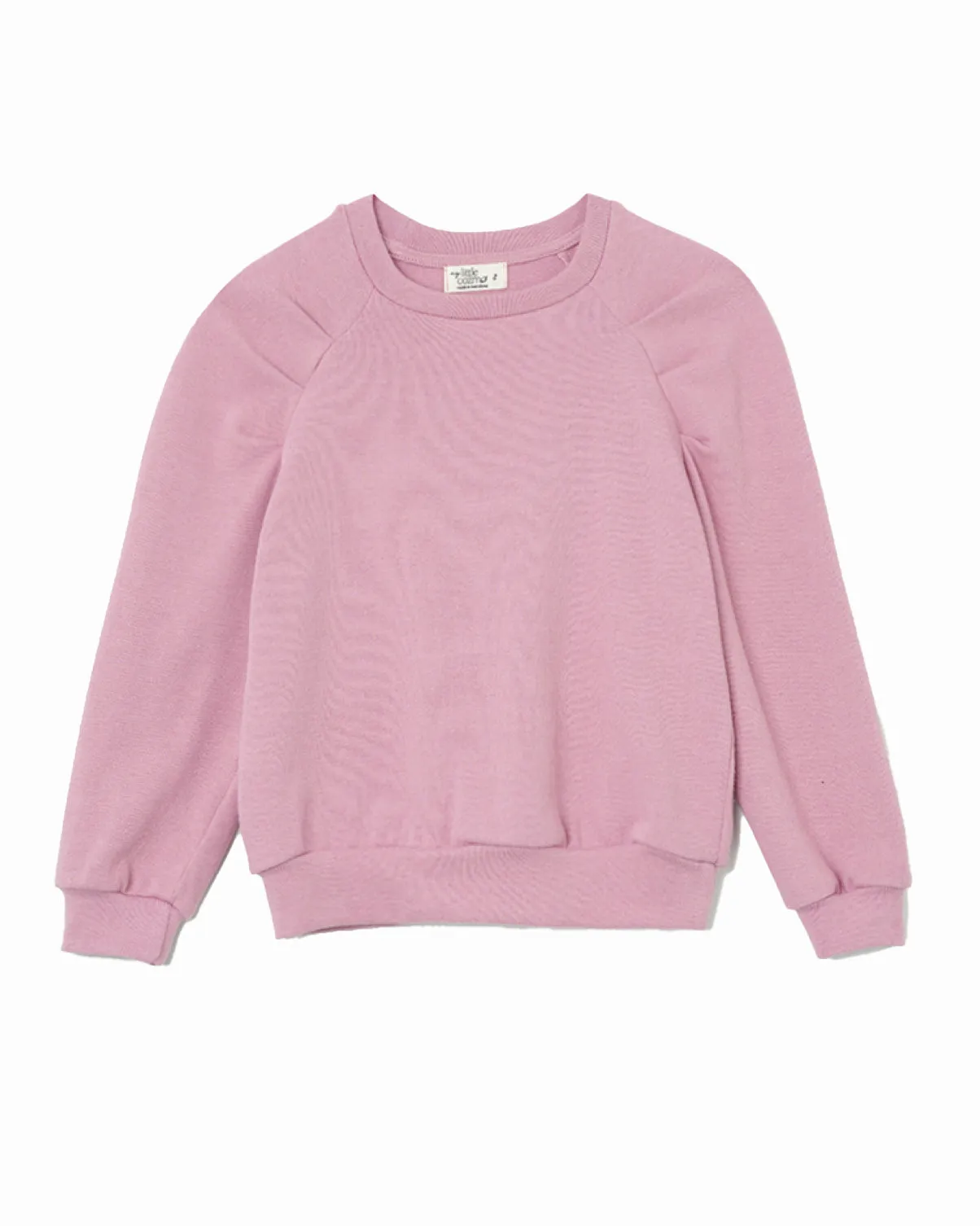 MY LITTLE COZMO MANIFESTO n°1 Soft Knit Puff Sweater in Pink