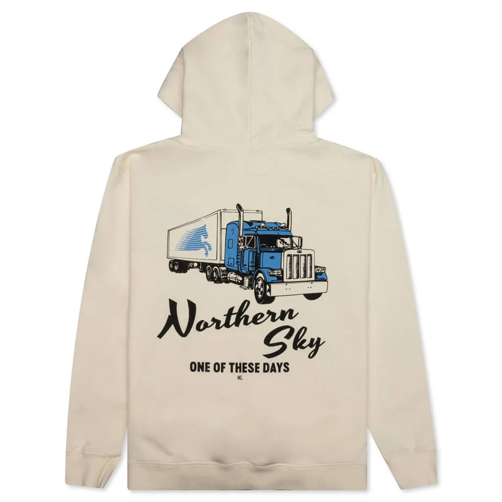 One Of These Days Big Rig Hoodie - Bone