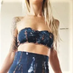 Organic Indigo Earth Bandeau